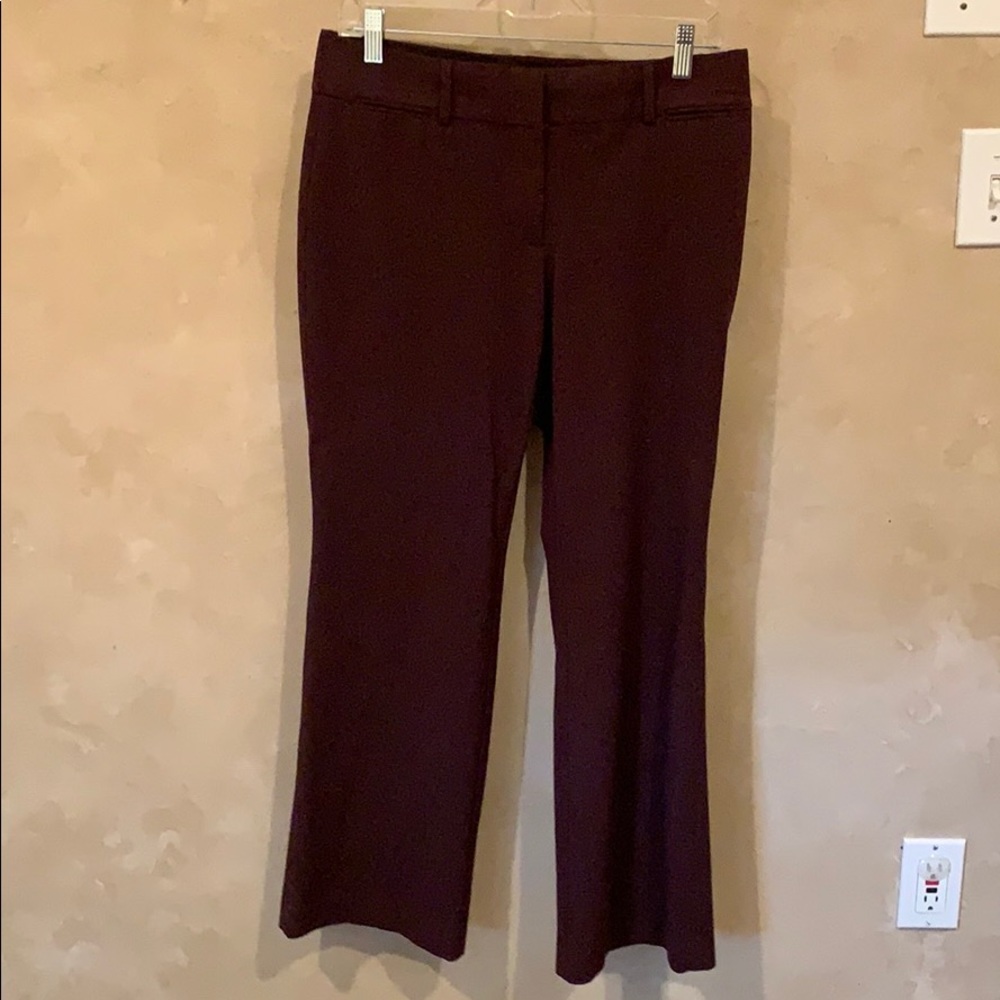 Loft Petite Burgundy slacks